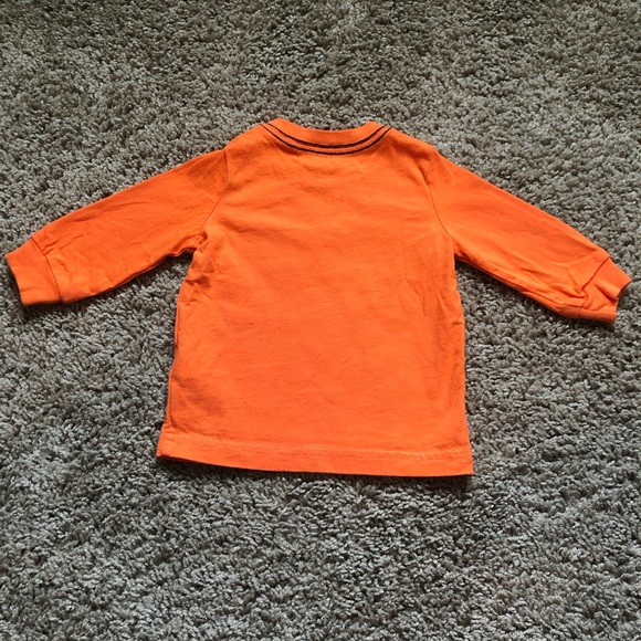 Carter's baby orange Halloween jack-o-lantern tee - Picture 4 of 4